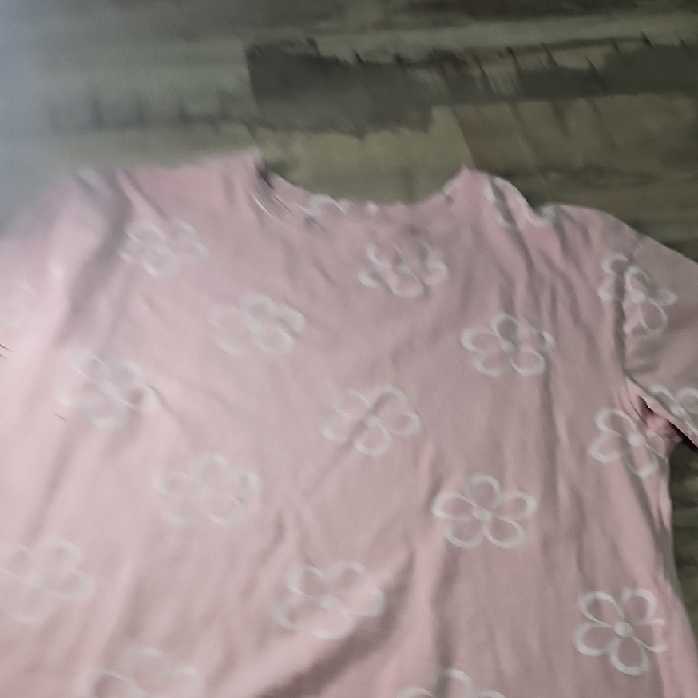 Floral Pink Short Sleeve Tee